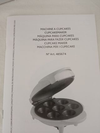 Maquina para hacer cupcakes y deco