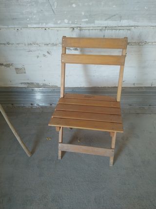 Sillas madera plegables
