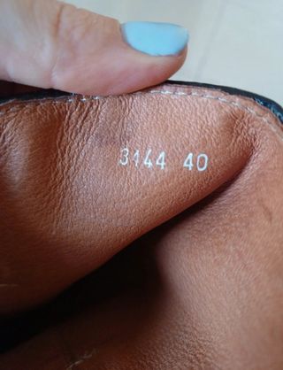 Stivali alti in pelle marroni 40