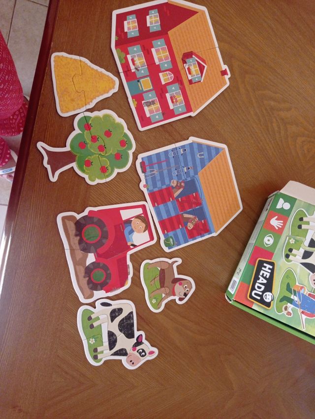 Puzle granja Montessori