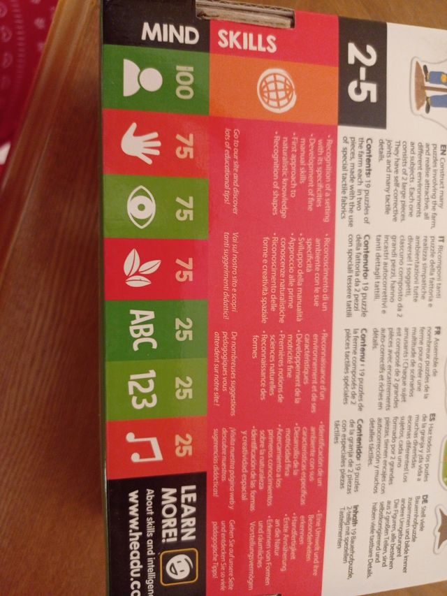 Puzle granja Montessori