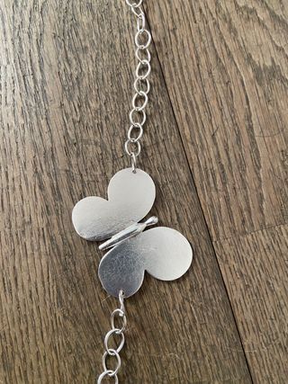 Collar plata Tous mariposas