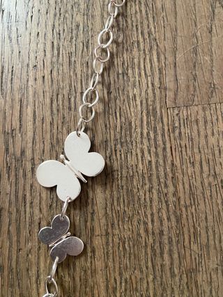 Collar plata Tous mariposas