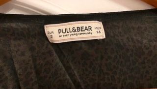 Vestido gasa Pull & Bear talla S