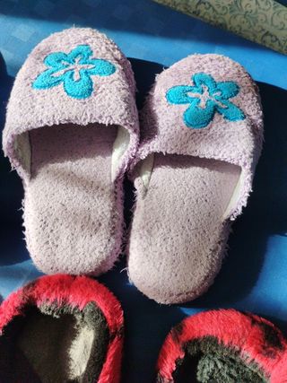 Zapatillas de casa lote 4 pares