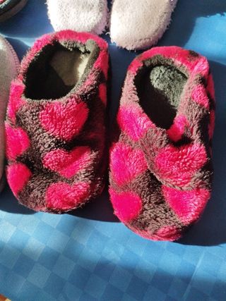 Zapatillas de casa lote 4 pares