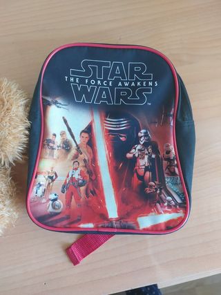 Peluche y mochila