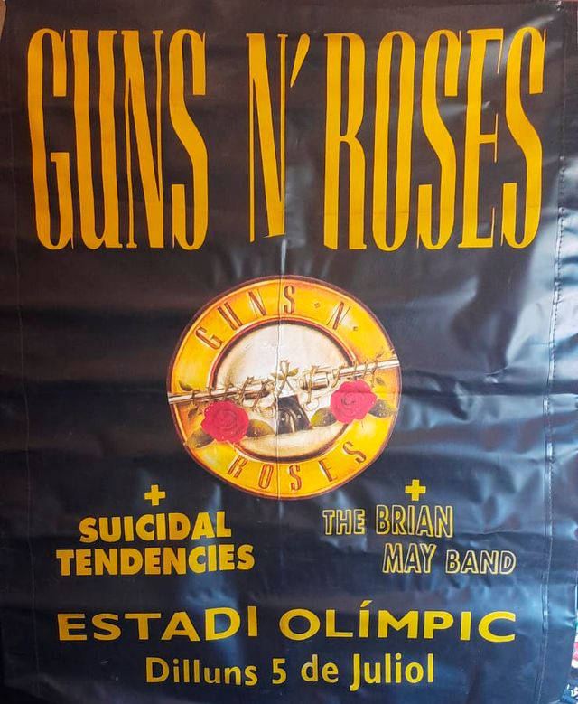 Guns & Roses cartell publicidad 1993