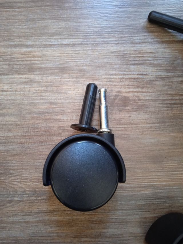 Ruedas dobles de plástico