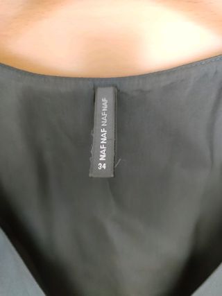 Vestido Satinado Naf Naf