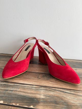 Zapatos Tacon Abiertos RojosKRACK Harmony n.38