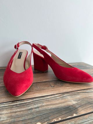 Zapatos Tacon Abiertos RojosKRACK Harmony n.38