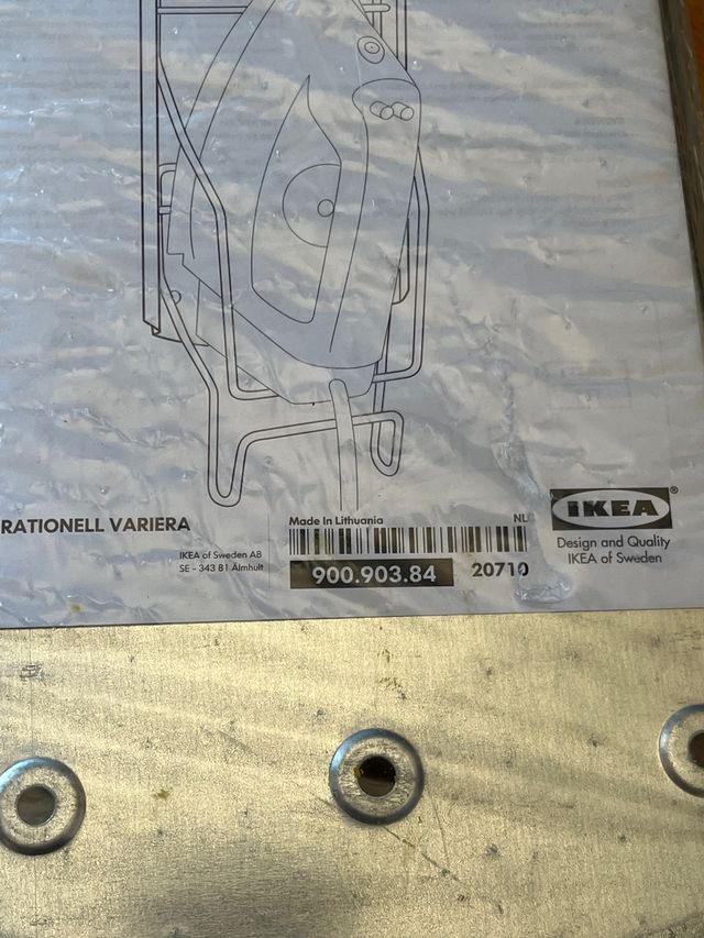 Soporte vertical para plancha IKEA