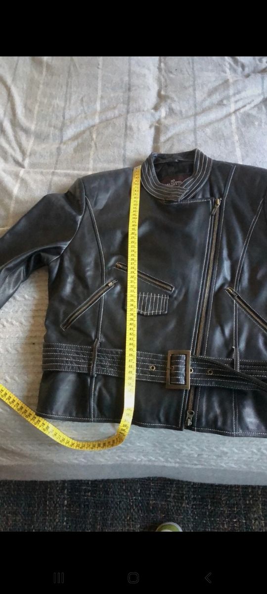 Cazadora de piel auténtica