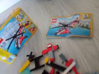 Lego 3 en 1 helicóptero barco hidroavion