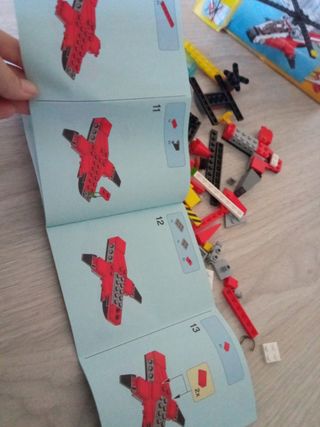 Lego 3 en 1 helicóptero barco hidroavion