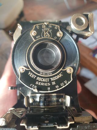 Cámara Vest Pocket III Kodak - año 1925-COLECCION
