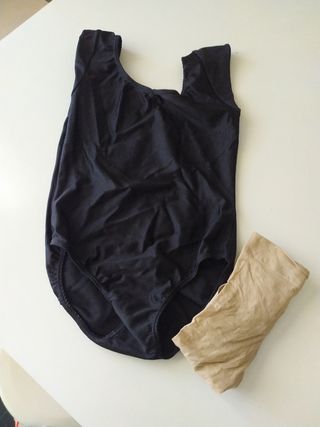 Maillot gimnasia rítmica negro