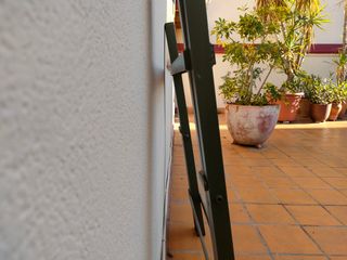 Chasis de hierro para barbacoa de bidón