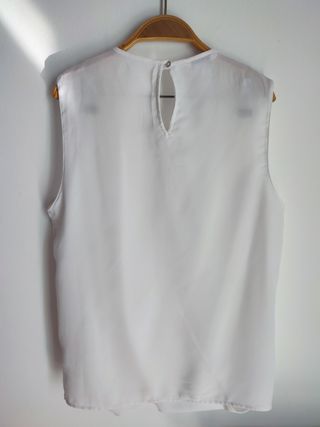 Blusa cruzada blanca