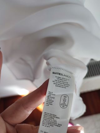 Blusa cruzada blanca