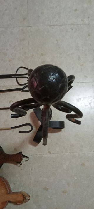 Accesorios chimenea hierro forjado