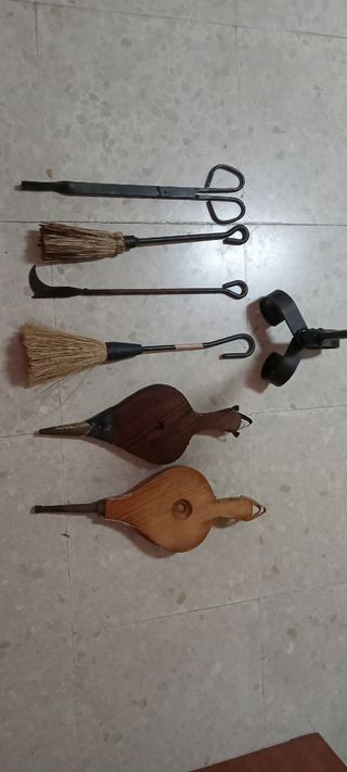Accesorios chimenea hierro forjado
