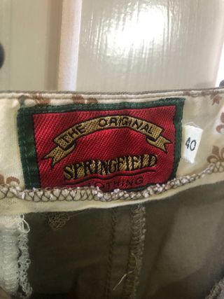 Bermudas Springfield verde T40 pequeño es mas38