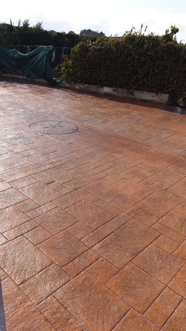 Hormigón impreso