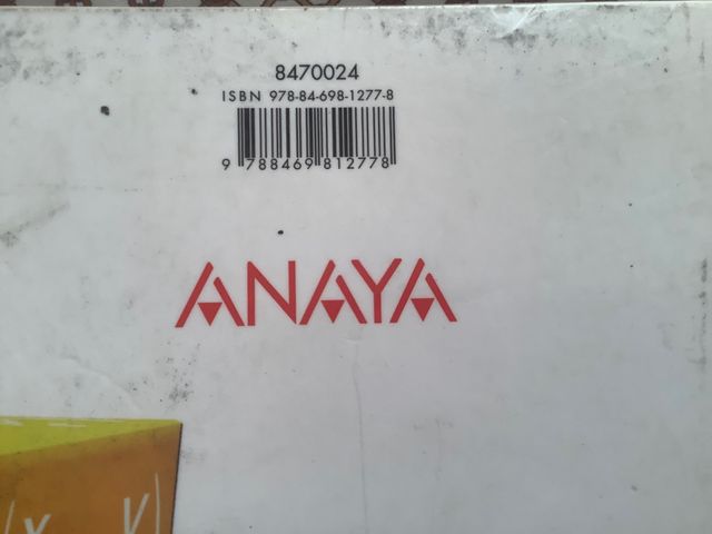 Matemáticas anaya 2 bach