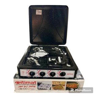 Encimera portátil 4 fogones Hornillo cocina a gas