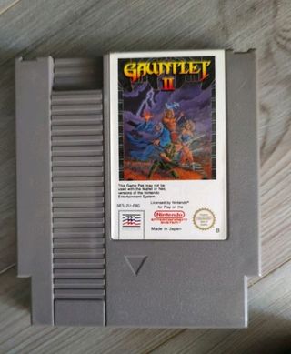 lote Nintendo nes con 5 juegos.