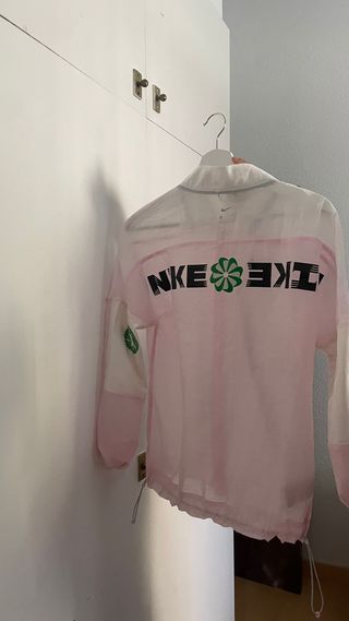 Jacket NIKE rosa transparente