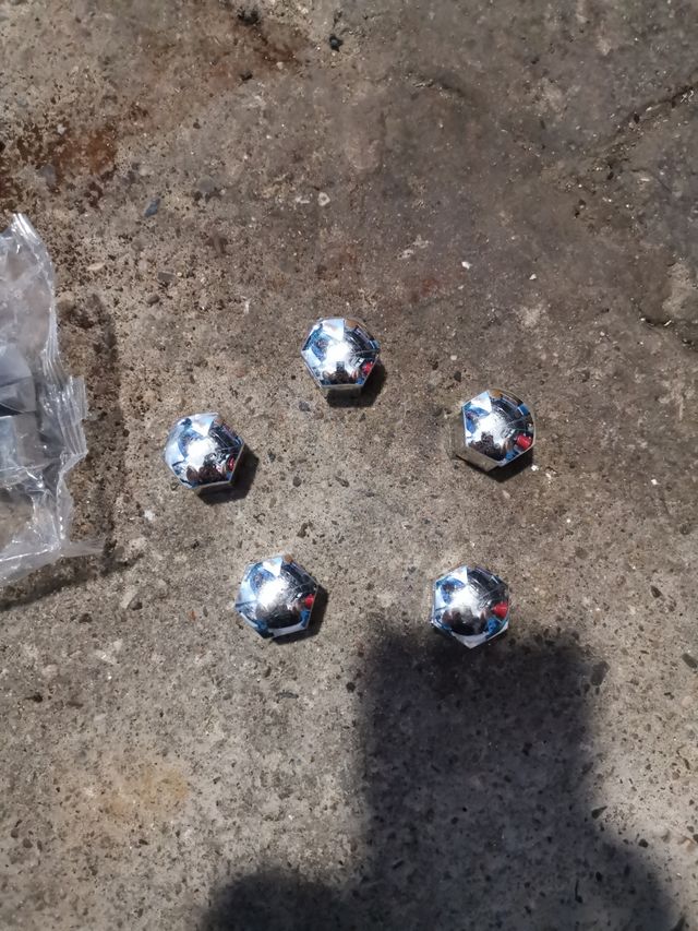 Funda tapones cromada