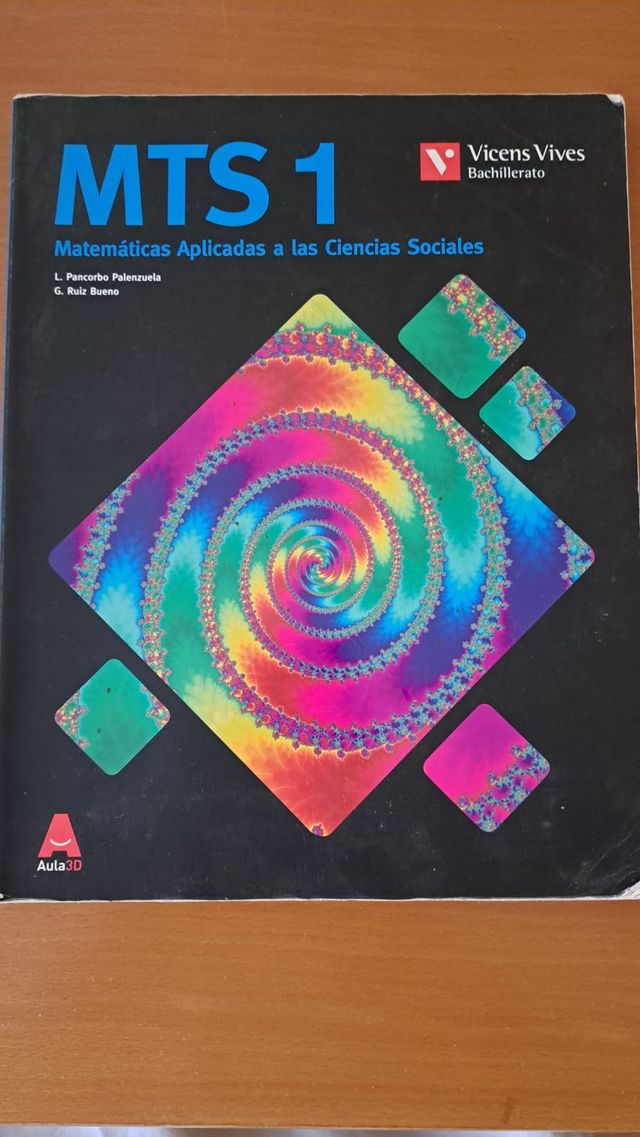 LIBRO MTS 1 MATEMATICAS APLICADAS CIENCIAS SOCIAL