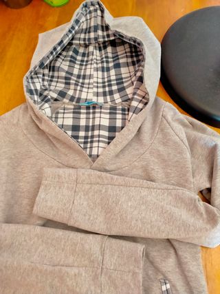 Felpa bambina con cappuccio