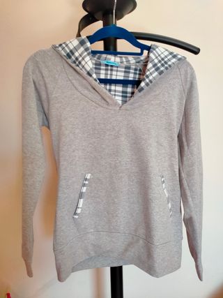 Felpa bambina con cappuccio