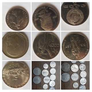 monete in lire banconote, gettoni telefonici fdc,.