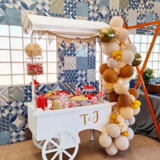 Decoraciones con Globos para Eventos Candy Bar