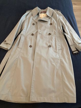 Gabardina / trench azul Comtoir des cotonniers