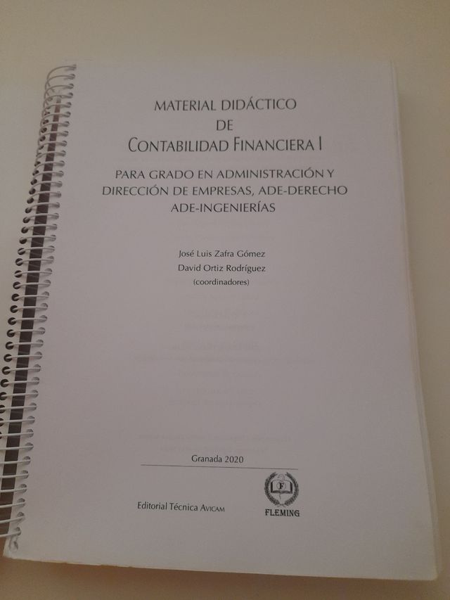 Contabilidad Financiera I (GADE)