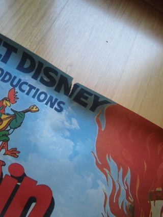 CARTEL ROBIN HOOD WALT DISNEY AÑOS 80