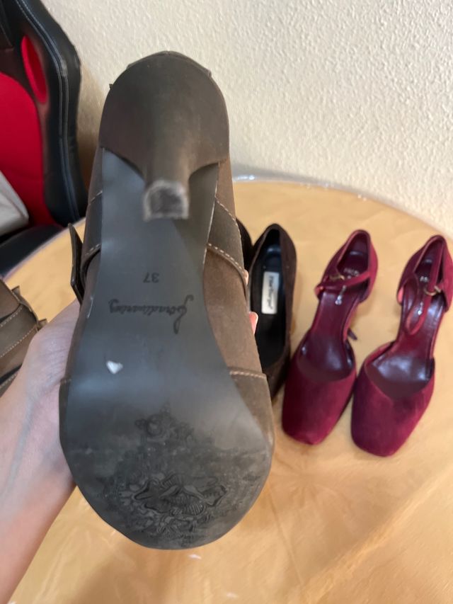 zapatos mujer numero 37 tres pares