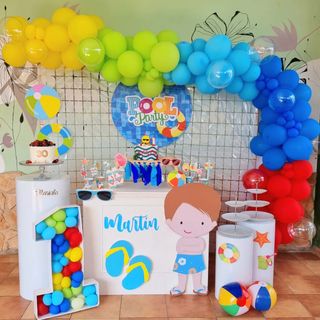 Decoraciones con Globos para Eventos Candy Bar