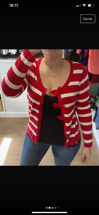 chaqueta punto rayas de Kling