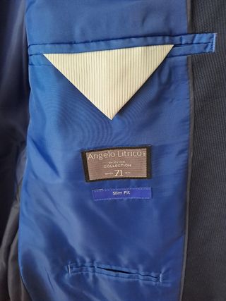 Traje hombre Azul marino Talla 54