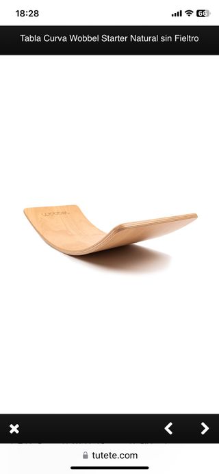 Tabla Curva Wobbel Starter Natural