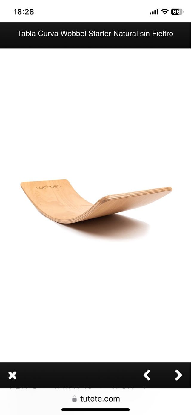 Tabla Curva Wobbel Starter Natural