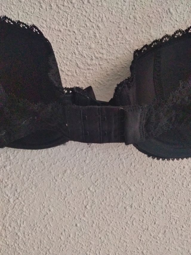 Sujetador encaje negro