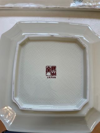 Bandejas de porcelana